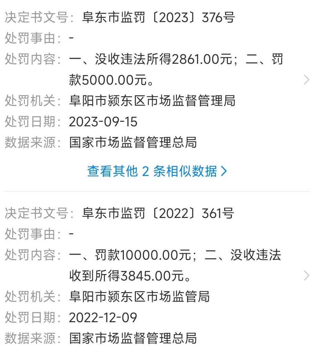 一份面包卖两份钱？安k1体育徽一企业近一年两度k1体育平台app被市监局处罚(图2)